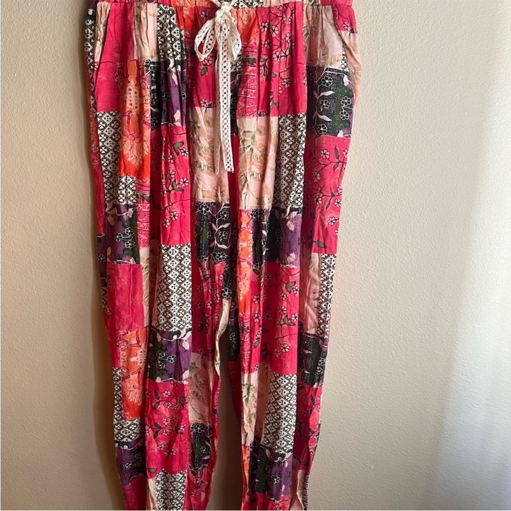 POL Multicolor Patchwork Pants NWT - image 2